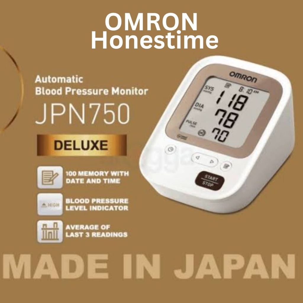 JAPAN Made OMRON (JPN 750 or 600 HEM-7131) Upper Arm Automatic Blood Pressure Machine  Accurate reading guranteed | 5 Year Brand Warranty by Omron/Honestime