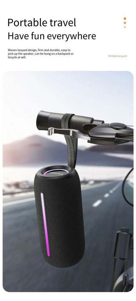 Awei Y788 Portable Outdoor Bluetooth Speakers With RGB Light Hifi Stereo Sound IPX5 Waterproof TWS Speakers Sound Box Support TF