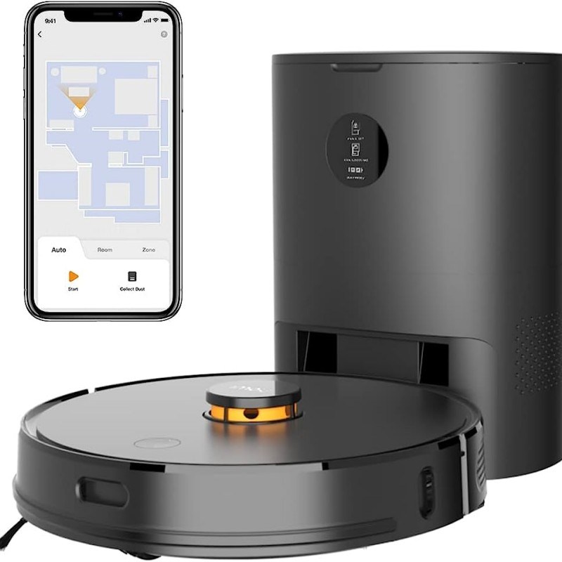 Imou Powered by Dahua RV-L11-A Hands-Free Cleaning Home Clever Auto Dirt Disposal Robot Vacuum Indoor Pet Cleaner