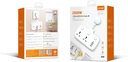 LDNIO SC2413 Universal Power Strip USB Outlet Extension Cord Adapter Wall Charger Surge Protector Socket With 4 USB Port