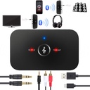 Kebidu Wireless Bluetooth Audio Transmitter Receiver 3.5mm Hands-free Stereo Hi-Fi Music Player Adapter for Car Home DVD PC Speaker