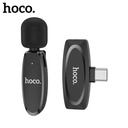 HOCO L15 Wireless Lavalier Microphone For Android 2.4GHZ Portable Mini Audio Video Recording MIC Live Broadcast Microfone