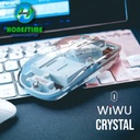 WiWU rechargeable Transparent Mouse Crystal Magnetic Wireless Mouse