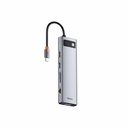 Baseus joystar 11 ইন 1 USB-C hub স্মুথ 4k ট্রিপল ডিসপ্লে - computer table