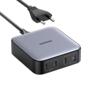 UGREEN 100W USB C Charger, Nexode 4 Ports USB C Charging Station, GaN Fast Desktop Charger Compatible with MacBook Pro, Dell XPS 15, iPhone 14 Pro Max/13, Galaxy S23 Ultra, iPad, Steam Deck and More