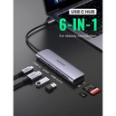UGREEN CM195 USB-C To 2 Ports USB3.0-A Hub + HDMI + TF/SD With PD Power Supply (Space Gray)