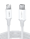 UGREEN 10493 USB-C to Lightning M/M Cable Rubber Shell 1m (White)