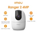 Ranger 2 4MP  360° Coverage with AI Human Detection and Privacy Mode  Human Detection | 4MP | 360° Coverage | Built-in Siren | Smart Tracking | Privacy Mode | Abnormal Sound Alarm | Night Vision | Two-way Talk/  With Replacement Warranty by Honestime