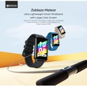 Zeblaze Meteor Ultra Lightweight 1.57 inch HD Full Touch Screen SpO2 Monitor 20+ Sports Modes IP68 Waterproof Smart Watch