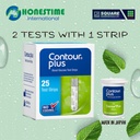 Contour Plus Blood Glucose Test Strips - 25pcs