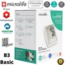 Swiss Microlife B3 Basic Digital Blood Pressure Monitor with 5 Years brand Warranty