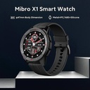 Mibro X1 Smart Watch 1.3 inch AMOLED Screen 14 Days Battery Life 38 Sport Modes Heart Rate Monitor Blood Oxygen Measurement 5ATM Waterproof Smart Watch  6 Months of Warranty by HONESTIME