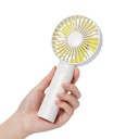 Jisulife Portable FA21  Handheld Fan 4000 mAh , Mini Hand Fan, USB Rechargeable Small Personal Fan [3-10H Working Time]  3 Speeds