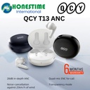 QCY T13 ANC Wireless Earphones Bluetooth 5.3 TWS ANC Noise Cancellation Headphone 4 Mics ENC Headset in-Ear Handfree Earbuds