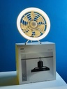 Innovative Appliance - Jisulife Fa17 outdoor LED ceiling fan with long triped stand - Break Trend - Effortless Usage