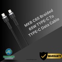 MKB C65 Braided 65W TYPE-C to TYPE-C Data Cable
