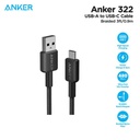 Anker 322 USB-c to USB-C Nylon Braided Charging Cable 3ft